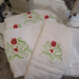 Asciugamani ricamati